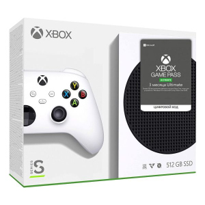 Microsoft Xbox Series S 512Gb + Xbox Game Pass Ultimate (3 місяці) ТОП в Ужгороді