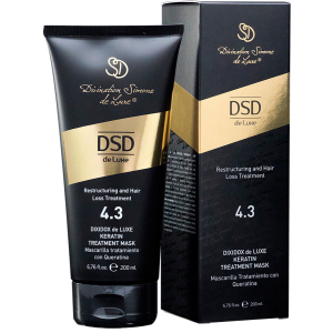 Восстанавливающая маска с кератином DSD de Luxe 4.3 Keratin Treatment Mask для улучшения структуры волос и стимуляции их роста 200 мл (8437011863096) ТОП в Ужгороде