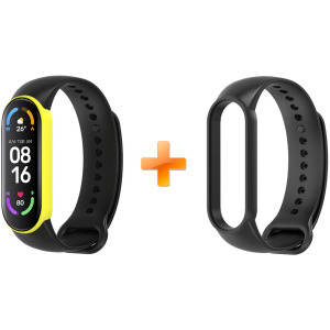 Xiaomi Mi Band 6 MiJobs Dual Color Black/Yellow (MJ6-DSS009BY) ТОП в Ужгороде