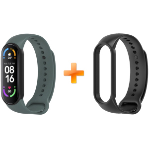 Xiaomi Mi Band 6 MiJobs Dual Color Crow Green/Black (MJ6-DSS019CGB) в Ужгороді