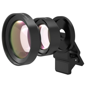 ​Объектив для телефона ORICO Phone Camera Lens 0.45X Wide Angle Lens, 12.5X Macro Lens 2 in 1 MPC-A1-BK надежный