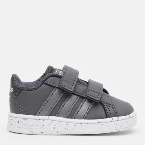 Кеды детские Adidas Grand Court I GZ7620 18 (2K) Grefiv/Ironmt/Ftwwht (4064047664607) лучшая модель в Ужгороде