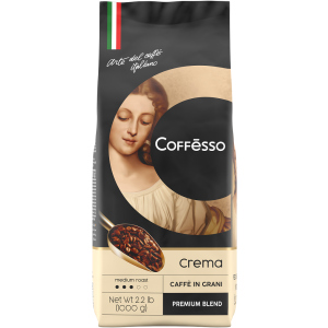 Кофе в зернах Coffesso Crema 1000 г (8001681575018) краща модель в Ужгороді