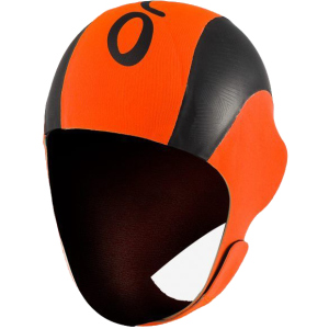 Неопренова шапочка Orca High Visibility Neoprene Swim Cap Orange/Black (LA424854) краща модель в Ужгороді