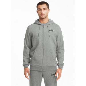 Спортивна кофта Puma ESS Small Logo FZ Hoodie 58670203 S Сіра (4063697314023) в Ужгороді