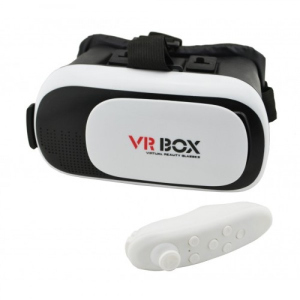 Очки виртуальной реальности VR BOX 2.0 3D c пультом White лучшая модель в Ужгороде