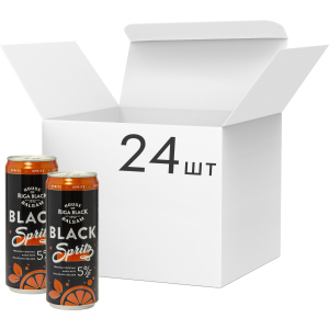 Упаковка слабоалкогольного напою Riga Black Balsam Spritz Cocktail 5% 0.33 л x 24 шт (4750021009853) ТОП в Ужгороді