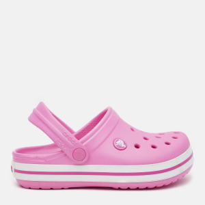 Кроки Crocs Kids Jibbitz Crocband Clog K 204537-6U9-J2 33-34 Рожеві (887350925494) краща модель в Ужгороді