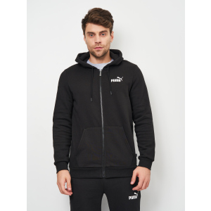 Спортивна кофта Puma ESS Small Logo FZ Hoodie 58670201 S Чорна (4063697310551) ТОП в Ужгороді