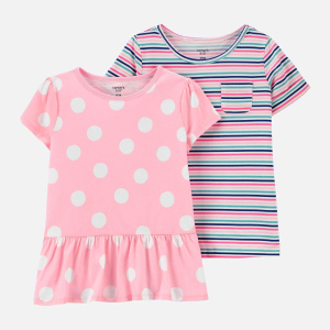 Футболка Carters 3L556410 128 см 2 шт 998 ASST Assorted-ST (194135078758) рейтинг