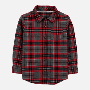 Рубашка Carters 3J216610 122 см 981 PL Plaid (194133515095) лучшая модель в Ужгороде