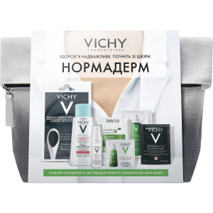 Набір для комплексного догляду Vichy Normaderm Глибоке очищення та догляд для жирної та схильної до акне шкіри (5902503632922) краща модель в Ужгороді