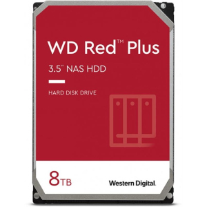 Жорсткий диск Western Digital 8TB Red NASPlus 7200rpm 256MB (WD80EFBX) 3.5 SATA III краща модель в Ужгороді