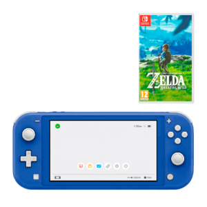 Набір Консоль Nintendo Switch Lite Blue 32GB Нове + Гра The Legend of Zelda Breath of The Wild Озвучка Nintendo Switch Нове краща модель в Ужгороді