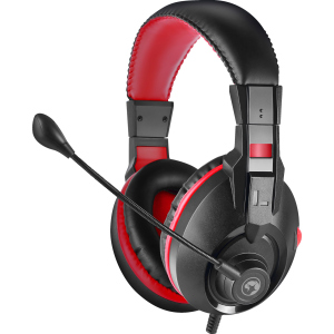 Навушники Marvo H8321S Black-Red (H8321S.MRV) ТОП в Ужгороді