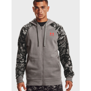 Толстовка Under Armour Rival Flc Camo Script Fz 1366310-066 L (195251379958)