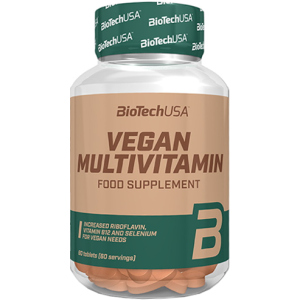 Витамины и минералы Biotech Vegan Multivitamin 60 таблеток (5999076239337) ТОП в Ужгороде