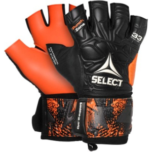 Вратарские перчатки Select Goalkepeer Gloves Futsal Liga 33 10 (201) Черно-оранжевые (5703543212088) ТОП в Ужгороде