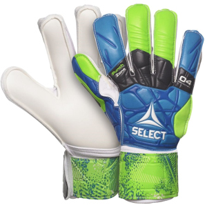 Вратарские перчатки Select Goalkeeper Gloves 04 Hand Guard 5 (332) Сине/зелено/белые (5703543200498) в Ужгороде