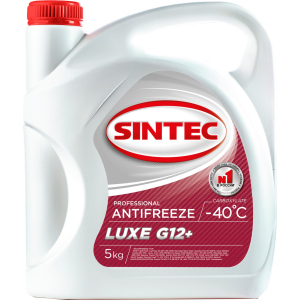 Антифриз Sintec LUX G12+ -40°C 5 кг Красный (614500)