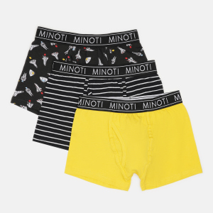 Трусики-шорти Minoti 7B BRIEF 3 35098JNR 104-110 см 3 шт Чорні (5059030615727) краща модель в Ужгороді