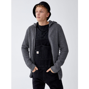 Кардиган Pull & Bear XAZ217038URTG M Сірий (DD8000004572628) ТОП в Ужгороді