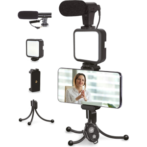 Комплект блогера Piko Vlogging Kit PVK-02LM (1283126515095) краща модель в Ужгороді