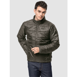 Пуховик синтетический Jack Wolfskin Argon Jacket M 1204883-5066 M Серо-оливковый (4060477922768) лучшая модель в Ужгороде