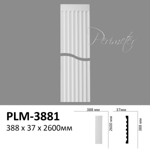 Пілястра 388-2 молдинг PLM-3881 * 388 x 37 x 2600 в Ужгороді