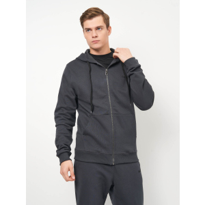 хороша модель Толстовка Baldinini Felpa Full Zip Cappuccio M24-N9299 2XL (56) Grigio Scuro (8056600411007)