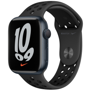 Смарт-годинник Apple Watch Series 7 Nike GPS 45mm Мідний світлий Case with Anthracite/Black Nike Sport Band (MKNC3UL/A) в Ужгороді
