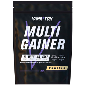 Гейнер Vansiton Multigainer 900 г Vanilla (4820106591174) ТОП в Ужгороде