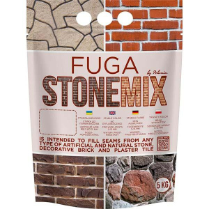 Затирка Заповнювач швів Polimin Fuga Stonemix білий 5 кг в Ужгороді