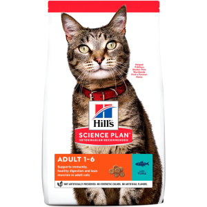 Сухий корм для кішок Hill's Science Plan Feline Adult Tuna з тунцем - 1.5 кг (604073) (52742023724) рейтинг