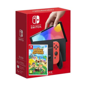 Nintendo Switch (OLED model) Neon Blue-Red + Гра Гра Animal Crossing: New Horizons (російська версія) в Ужгороді