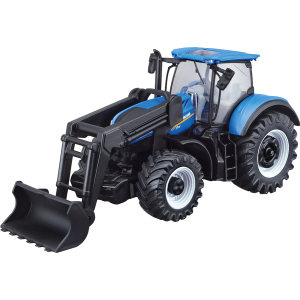 Модель серії Bburago Farm Трактор New Holland T7.315 з фронтальним навантажувачем, синій 1:32 (4893993316328) ТОП в Ужгороді