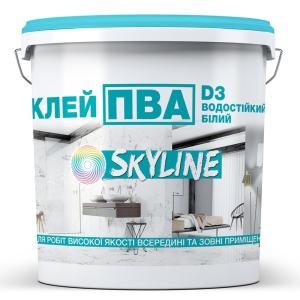 ПВА Клей міцний універсальний водостійкий D3 SkyLine 5 кг краща модель в Ужгороді