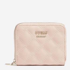 Кошелек женский Guess Cessily Slg Small Zip Around SWEV7679370-RWO Светло-розовый (8000702444278) лучшая модель в Ужгороде