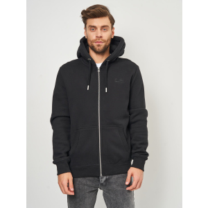 Толстовка Superdry Vintage Logo Emb Ziphood Bb No M2011883A-02A L Black (5057847489289) лучшая модель в Ужгороде