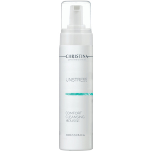 Очищающий мусс Christina Unstress Comfort Cleansing Mousse 200 мл (7290100367667) надежный