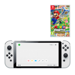 Набір Консоль Nintendo Switch OLED Model HEG-001 64GB White Новий + Гра Mario Party Superstars в Ужгороді