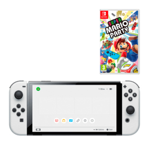 Консоль Nintendo Switch OLED Model HEG-001 64GB White Новий + Гра Mario Party краща модель в Ужгороді