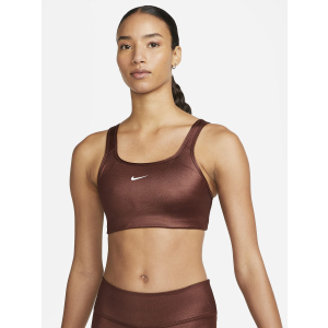 Спортивний топ Nike W Nk Df Swsh Shine Bra DD1438-273 S Бордовий в Ужгороді