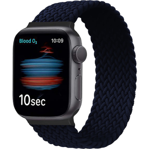 Ремінець Promate Fusion-40L для Apple Watch 38-40 мм 1/2/3/4/5/6/7/SE Charcoal (fusion-40l.charcoal) в Ужгороді