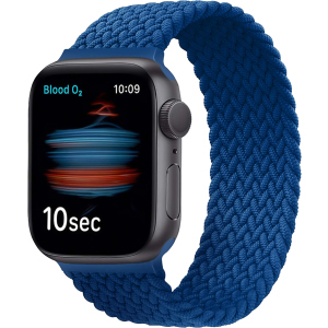 Ремінець Promate Fusion-44M для Apple Watch 42-44 мм 1/2/3/4/5/6/7/SE Blue (fusion-44m.blue) краща модель в Ужгороді