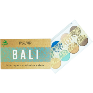 Палетка тіней для повік Ingrid Bali Blue Lagoon 8 кольорів 9.5 г (5902026661560) надійний