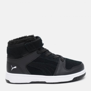 Ботинки детские Puma Pm Rebound Layup Fur SD V PS 37049801 27.5 (9.5) Puma Black-Puma White (4060981160304) ТОП в Ужгороде