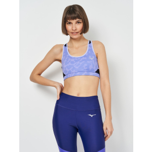 Спортивный топ Mizuno Alpha Graphic Bra J2GA170465 L Фиолетовый (5059431208849) в Ужгороде