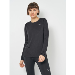 Спортивный лонгслив Mizuno Impulse Core LS Tee J2GA772209 L Черный (5054698297667) ТОП в Ужгороде