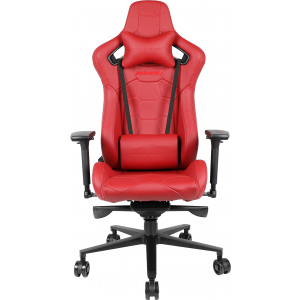 Кресло игровое Anda Seat Dracula Size M Red NAPA LEATHER (AD14-03-RB-L/C-R01) в Ужгороде